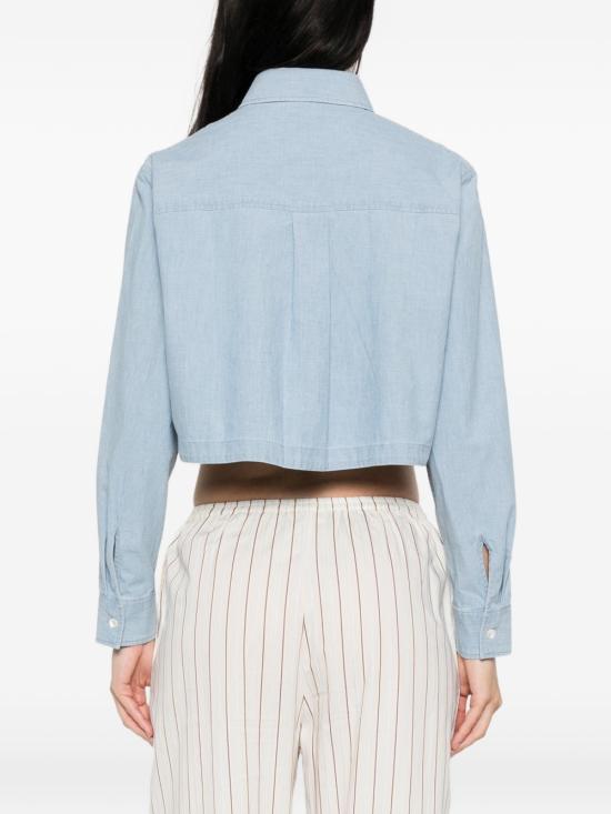 26SS 메종키츠네 셔츠 QW00402 WC50060434 Clear Blue - MAISON KITSUNE