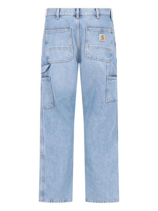 26SS 칼하트 WIP 스미스 데님 더블 니 팬츠 I032699 01WU Blue - CARHARTT WIP
