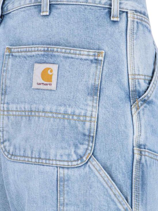 26SS 칼하트 WIP 스미스 데님 더블 니 팬츠 I032699 01WU Blue - CARHARTT WIP