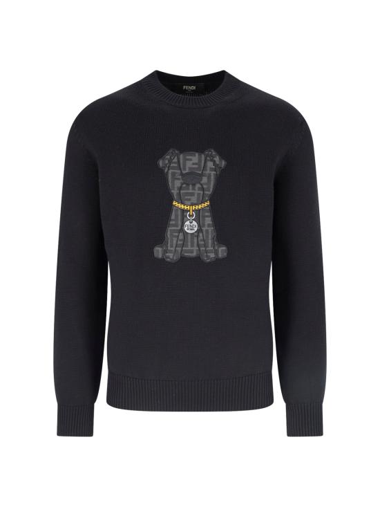 26SS 펜디 스웨터 FZX091 AW08 F0QA1 Black