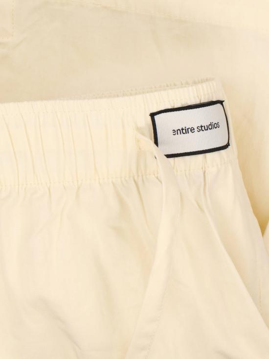 26SS 엔타이어 스튜디오 스트레이트 팬츠 ESSS26SH03012 0073 White - ENTIRE STUDIOS