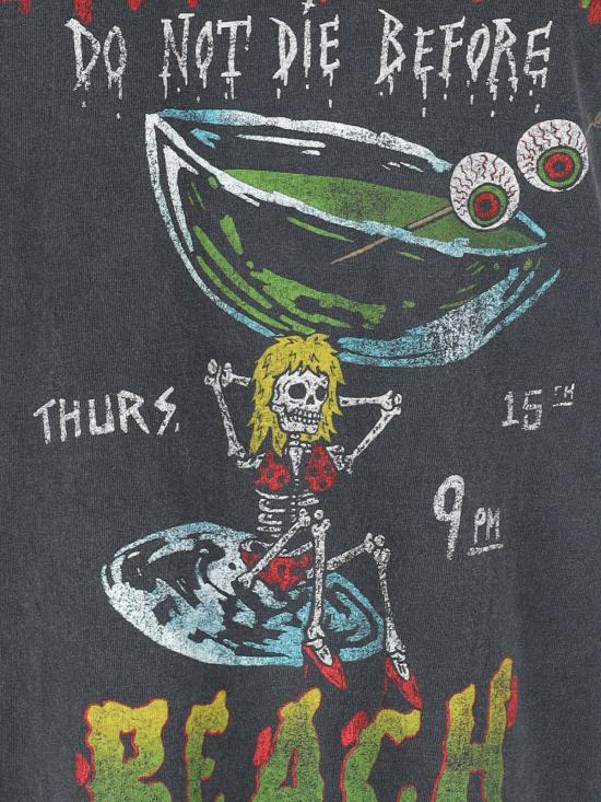 26SS 갤러리 디파트먼트 반팔 티셔츠 TOP011 VINTAGE BLACK Black - GALLERY DEPT