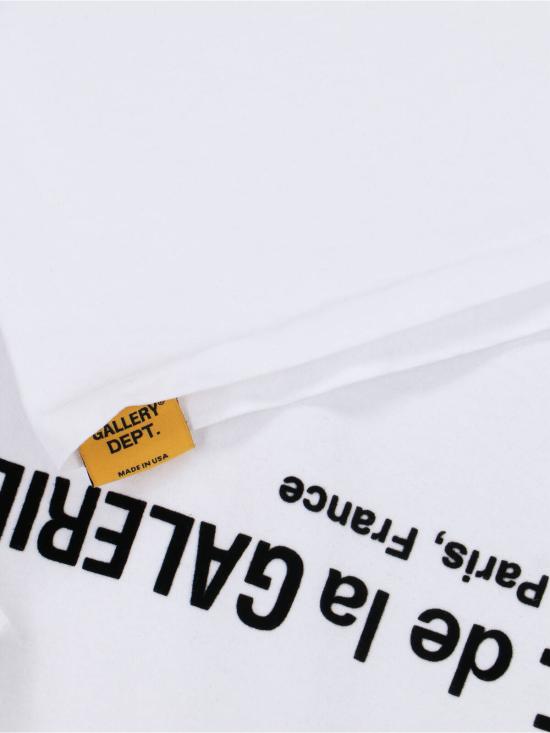 26SS 갤러리 디파트먼트 반팔 티셔츠 TOP036 CLEAN WHITE White - GALLERY DEPT