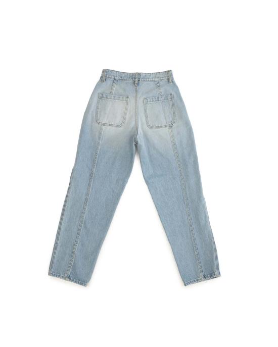  론 데님 팬츠 Lwn Paz 팬츠 90년대 스톤워시 리지드 데님 - LWN
