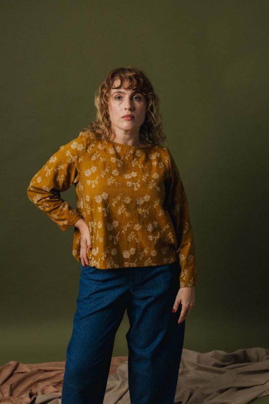  파뮤트 어패럴 블라우스 Pamut Apparel 우사 오팔 탑 메도우