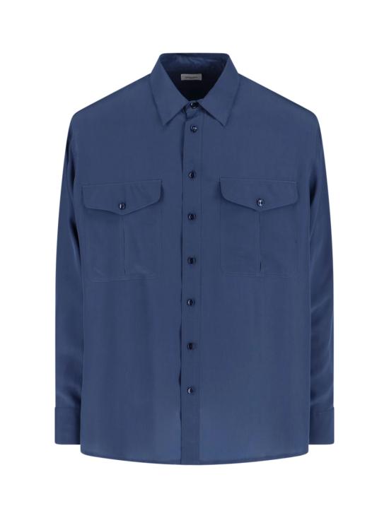 26SS 생로랑 셔츠 854249 Y2N49 4812 Blue