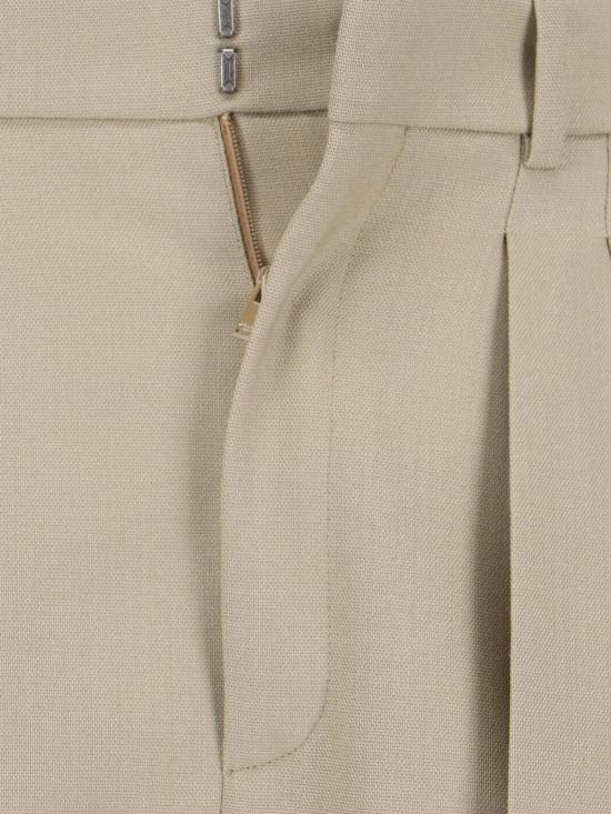 26SS 생로랑 스트레이트 팬츠 854457 Y7K11 2495 Beige - SAINT LAURENT