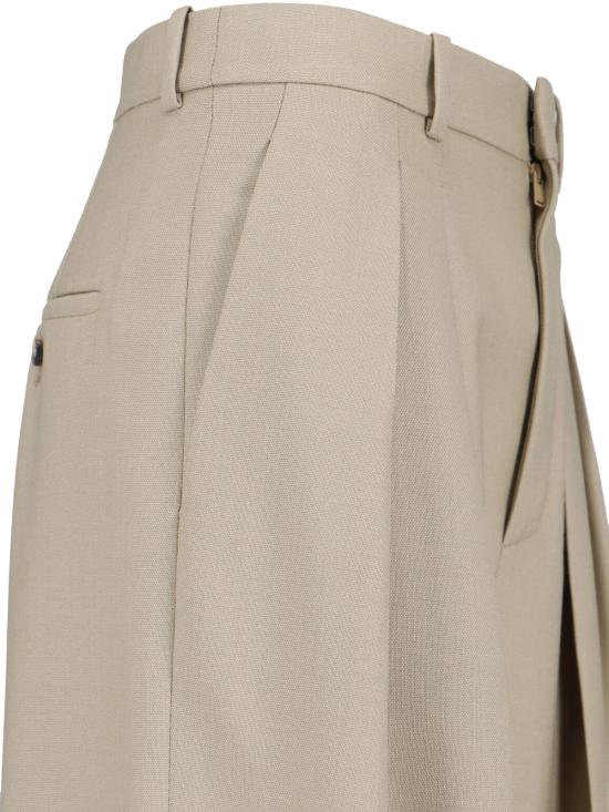 26SS 생로랑 스트레이트 팬츠 854457 Y7K11 2495 Beige - SAINT LAURENT