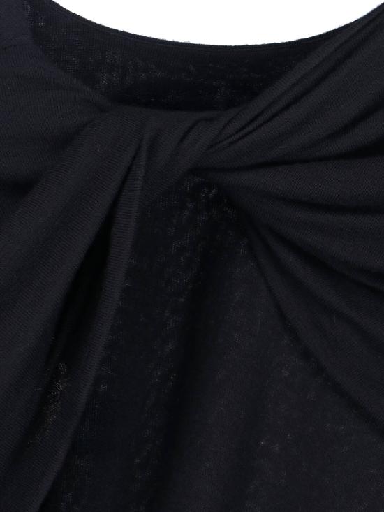 26SS 생로랑 미디 원피스 786088 Y37NW 1000 - SAINT LAURENT