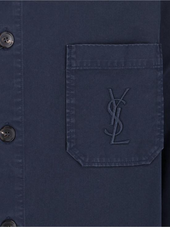 26SS 생로랑 긴팔 셔츠 861004 Y04VD 5109 Blue - SAINT LAURENT