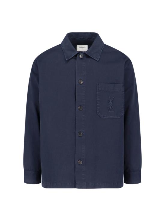 26SS 생로랑 긴팔 셔츠 861004 Y04VD 5109 Blue