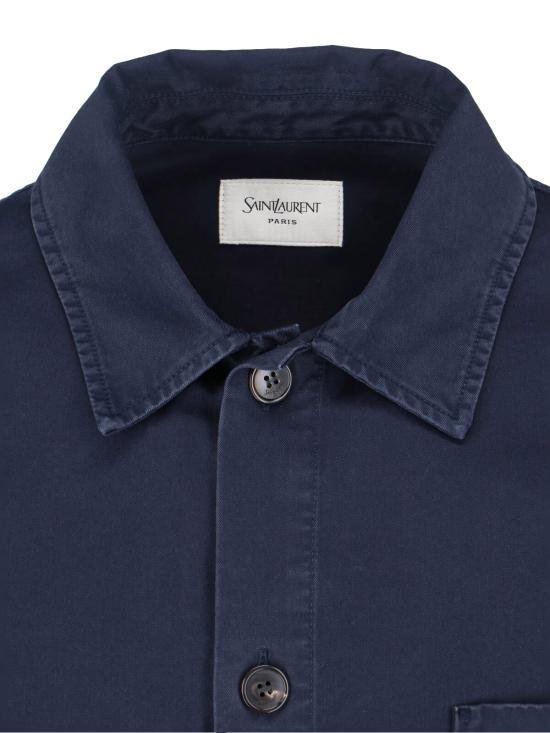 26SS 생로랑 긴팔 셔츠 861004 Y04VD 5109 Blue - SAINT LAURENT