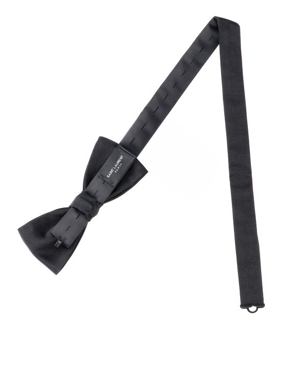 26SS 생로랑 넥타이 737305 3Y011 1000 Black - SAINT LAURENT