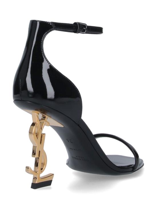 26SS 생로랑 페이턴트 레더 오피움 샌들 557679 1TV1A 1000 Black - SAINT LAURENT