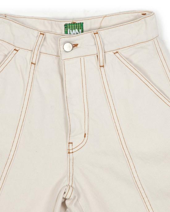  론 데님 팬츠 Lwn Paz 팬츠 내추럴 스톤워시 리지드 데님 - LWN