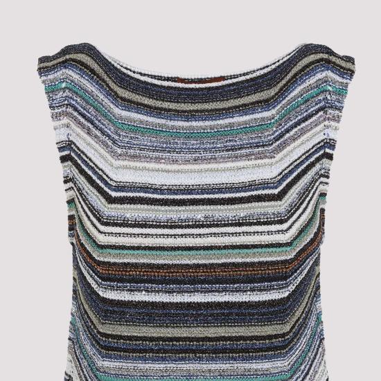  미소니 숏 원피스 미쏘니 미니 드레스 멀티컬러 - MISSONI