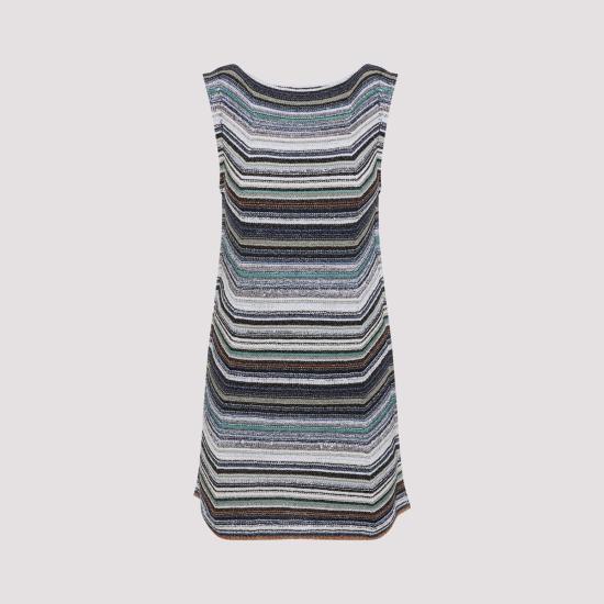  미소니 숏 원피스 미쏘니 미니 드레스 멀티컬러 - MISSONI