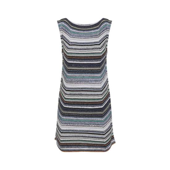  미소니 숏 원피스 미쏘니 미니 드레스 멀티컬러 - MISSONI