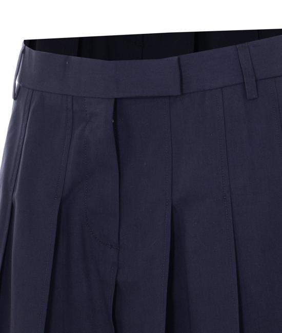  톰브라운 숏 스커트 톰 브라운 플리츠 스커트 블루 - THOM BROWNE
