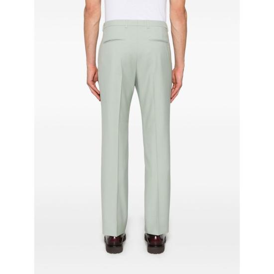  구찌 스트레이트 팬츠 연녹색 - GUCCI