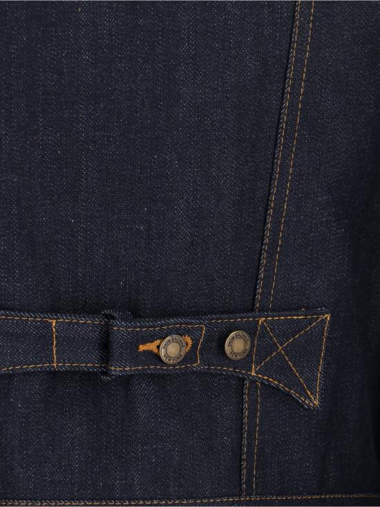  톰브라운 셀비지 데님 슈렁큰 재킷 FBC948U F1101 415 Blue - THOM BROWNE