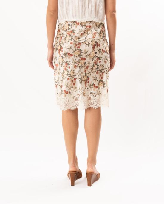  도엔 롱 스커트 Dôen Elowette 스커트 Cerise Et Fleur - DOEN