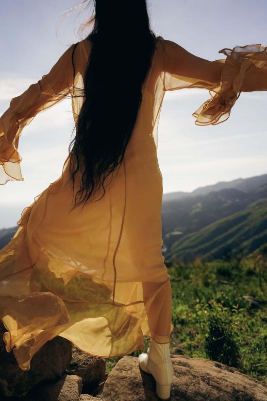  My Store 라운지 웨어 내 가게 황금 연꽃 하늘의 여사제 로브 - SONG OF THE SERPENTS