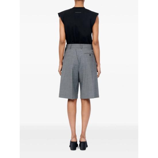  MM6 메종마르지엘라 숏팬츠 Mm6 메종 마르지엘라 숏 그레이 - MM6 MAISON MARGIELA