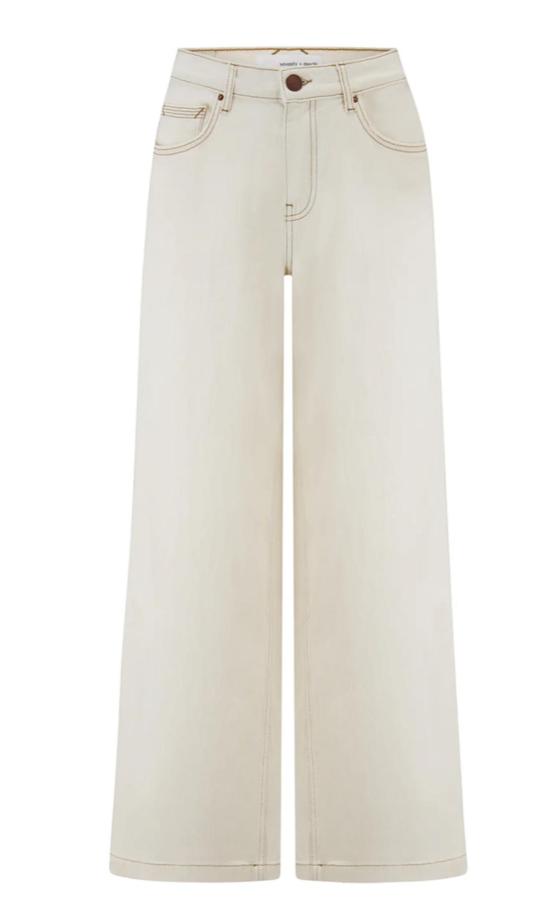  Seventy + Mochi 데님 팬츠 세븐티 + 모찌 베이 진 에크루 - OTHER BRANDS