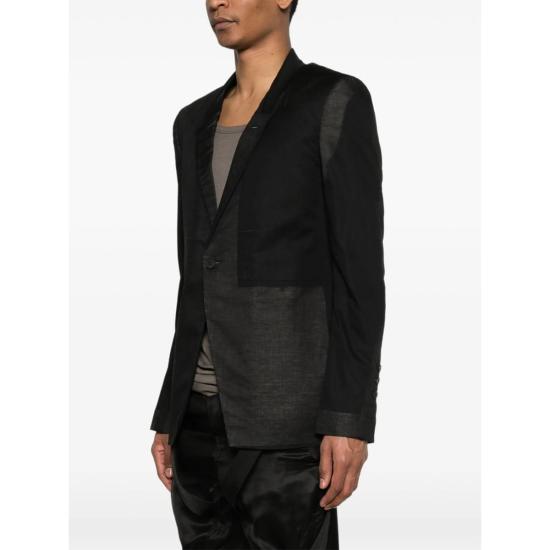  릭 오웬스 수트 자켓 재킷 블레이저 블랙/그레이 - RICK OWENS