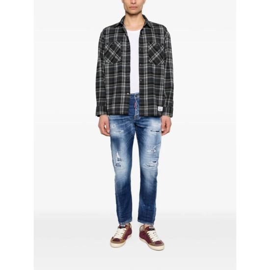  디스퀘어드2 데님 팬츠 네이비 블루 진 - DSQUARED2