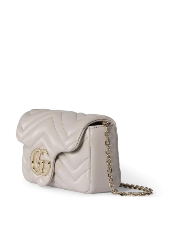 26SS 구찌 GG 마몽 미니 숄더백 841290 AAFAX1712 Beige - GUCCI