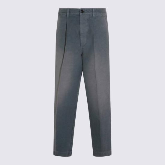  마르니 데님 팬츠 라이트 블루 코튼