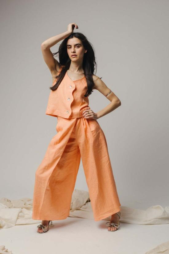  파뮤트 어패럴 블라우스 Pamut Apparel Usa 광택 세트 세트