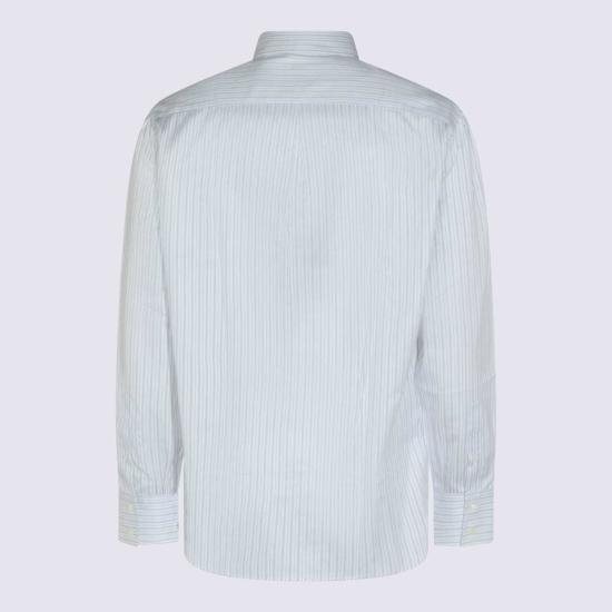  브루넬로 쿠치넬리 긴팔 셔츠 Brunello Cucinelli 코튼 - BRUNELLO CUCINELLI