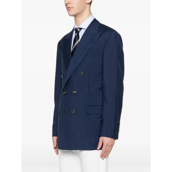  브루넬로 쿠치넬리 수트 자켓 Brunello Cucinelli 재킷 블레이저 블루 - BRUNELLO CUCINELLI