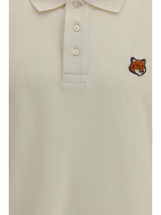 26SS 메종키츠네 폭스 헤드 레귤러 폴로 티셔츠 PM00209KP0002 0063 BEIGE - MAISON KITSUNE