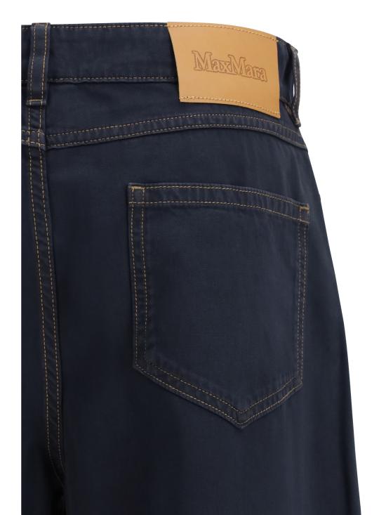 26SS 막스마라 스튜디오 스트레이트 팬츠 2616131111600 005 BLUE - MAX MARA STUDIO