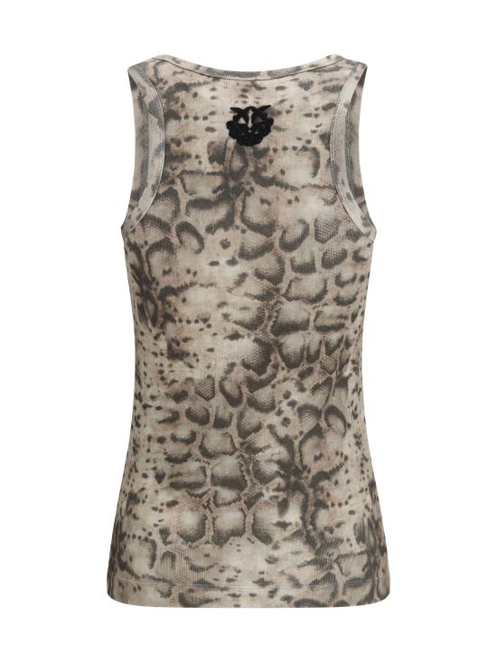 26SS 핑코 반팔 티셔츠 106919A3DP CZ9 BEIGE - PINKO