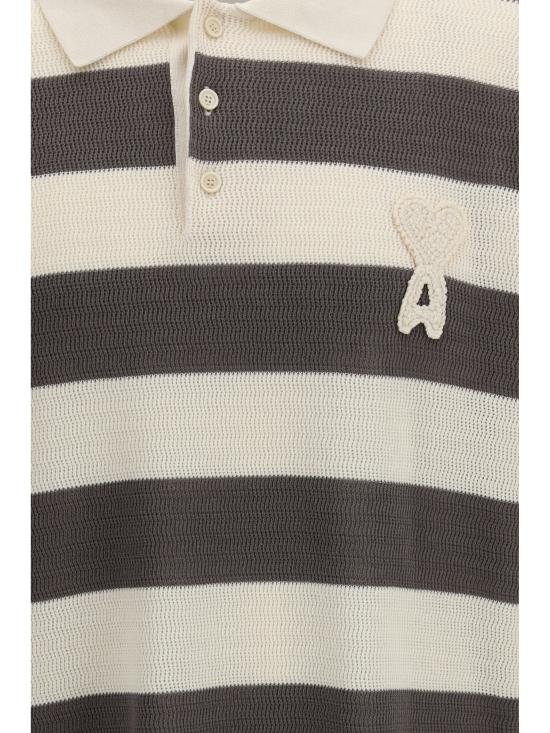 26SS 아미 폴로 티셔츠 HPL432KN0153 A152 MULTICOLOUR - AMI