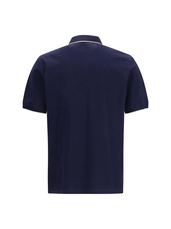 26SS 브루넬로 쿠치넬리 폴로 티셔츠 M0B139779G CK781 BLUE - BRUNELLO CUCINELLI