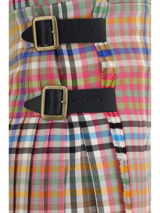 26SS 비비안웨스트우드 미디 스커트 1F020006W01CD O215 MULTICOLOUR - VIVIENNE WESTWOOD