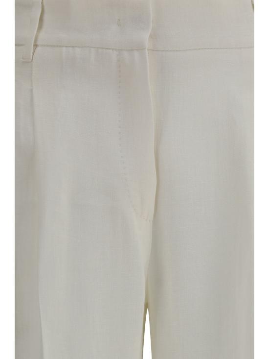 26SS 막스마라 스튜디오 스트레이트 팬츠 2616131032600 015 WHITE - MAX MARA STUDIO