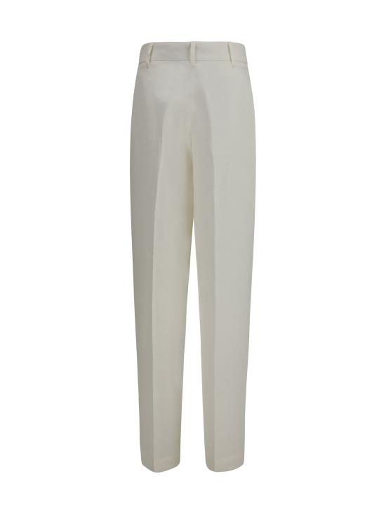 26SS 막스마라 스튜디오 스트레이트 팬츠 2616131032600 015 WHITE - MAX MARA STUDIO