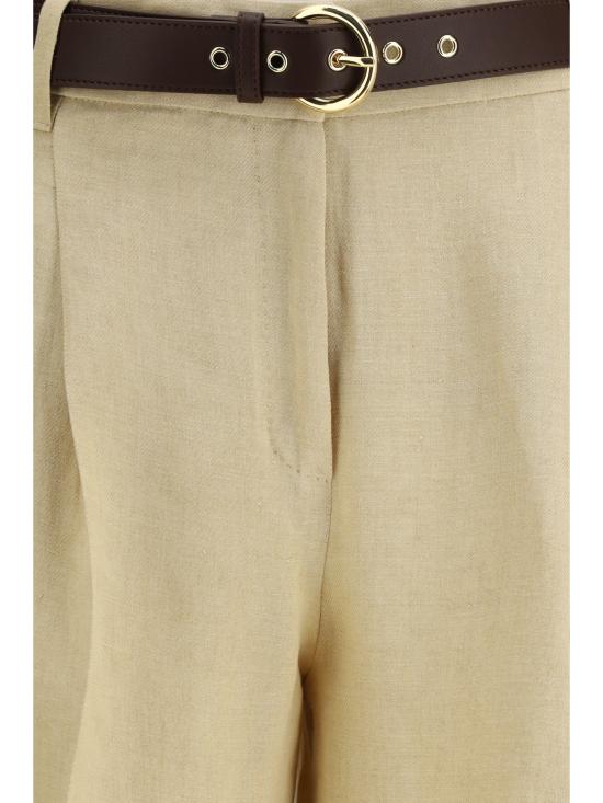 26SS 막스마라 스튜디오 스트레이트 팬츠 2616131032600 028 BEIGE - MAX MARA STUDIO