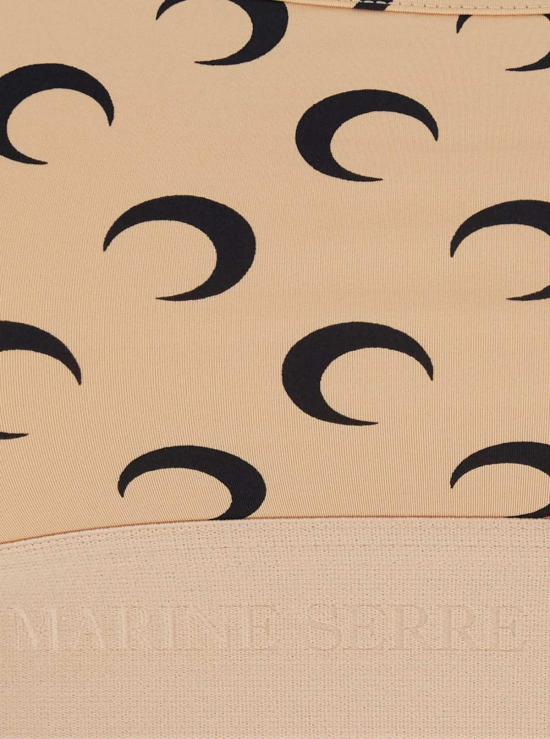  마린세르 브라 마린 세르 문 프린트 저지 스포츠  베이지 - MARINE SERRE