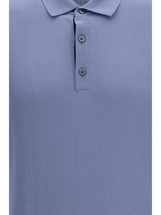 26SS 무레르 폴로 티셔츠 MOUMA100075 V0488 LIGHT BLUE - MOORER