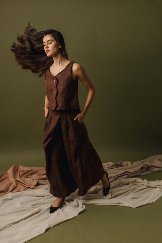  Pamut Apparel USA 탑 Pamut Apparel Usa 웨이비  리넨 - OTHER BRANDS