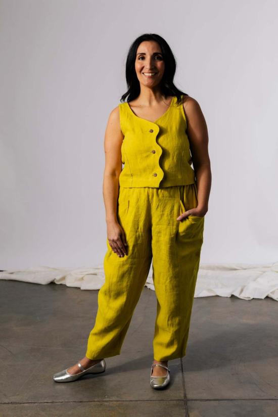  Pamut Apparel USA 탑 Pamut Apparel Usa 웨이비  리넨 - OTHER BRANDS