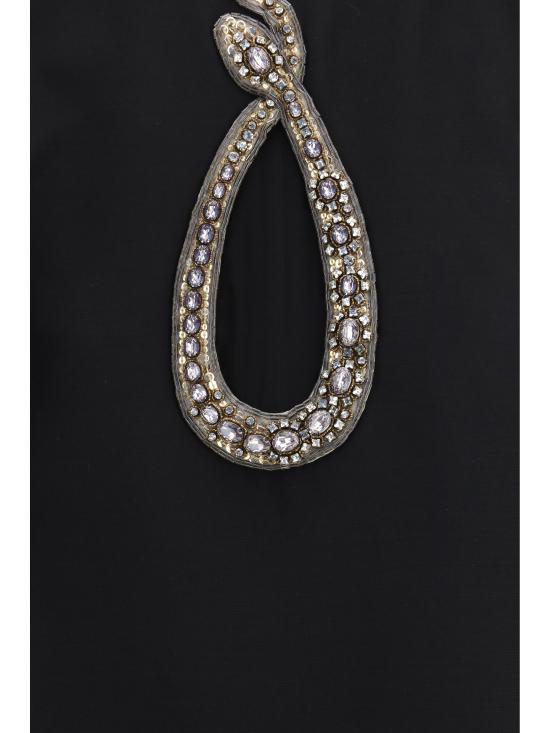 26SS 발렌티노 가라바니 원피스 8B0VAKD51CF CRC BLACK - VALENTINO GARAVANI